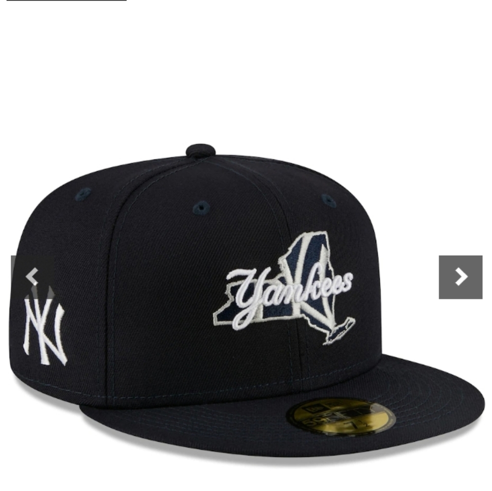 New York Yankees New Era Local II 59FIFTY Fitted Hat - Navy 7 and 1/8 hat